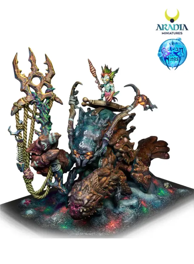 Aradia Minis Ocean Kings Seismara figurine troll