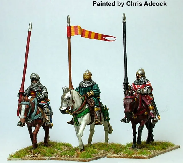 Perry Agincourt AO12 hommes d'armes montés figurines 28mm