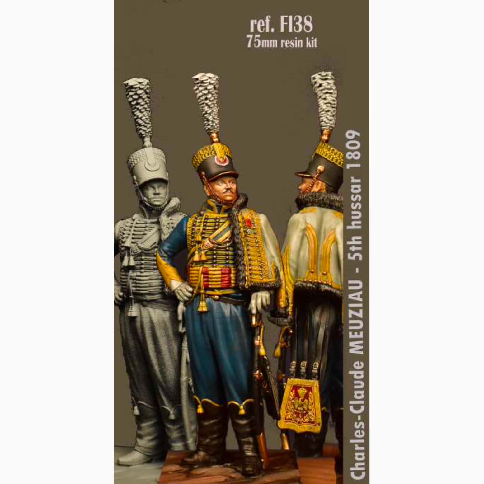 ART GIRONA Miniatures 5th Hussars 1809 figurine 54 mm