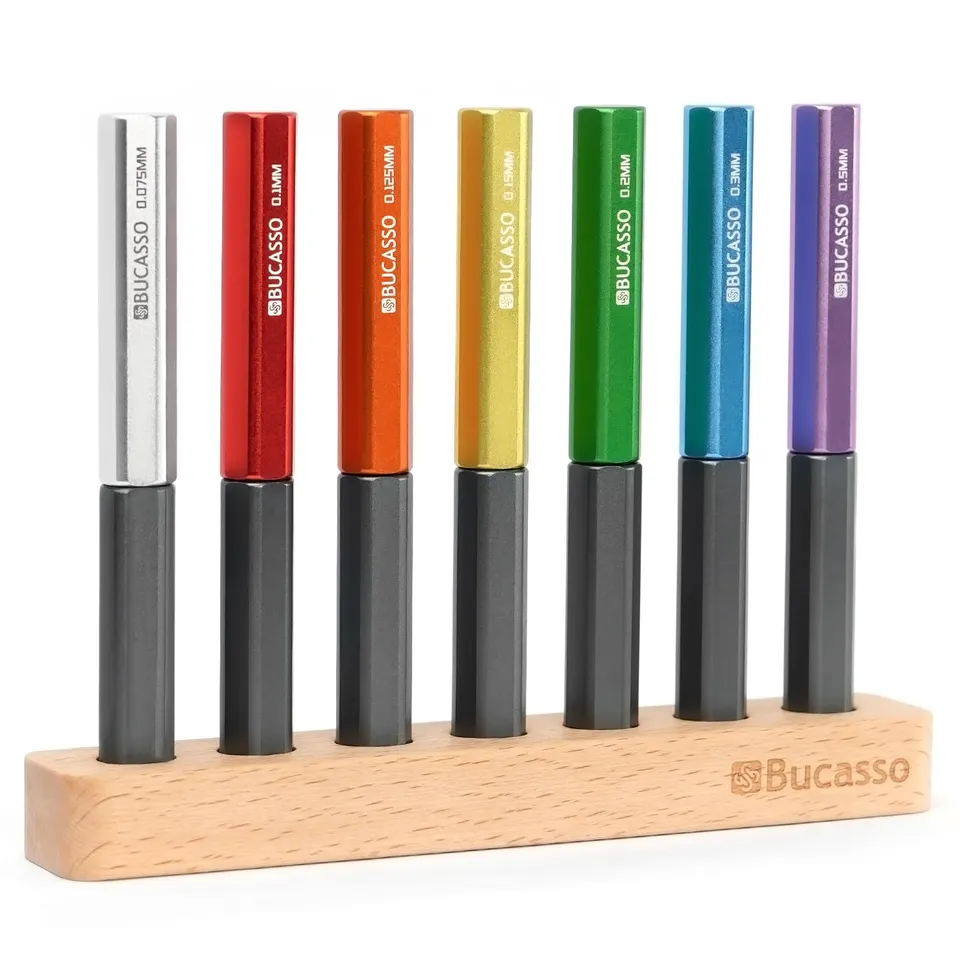 Bucasso Tools Scriber set gravure 7 lames tungstène atelier