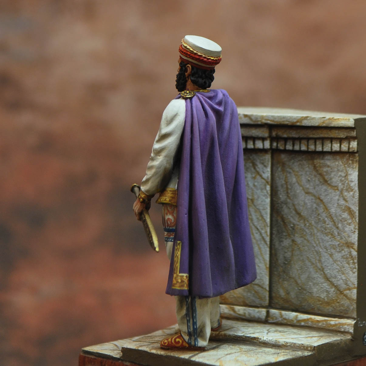 Art Girona Serie Historical Odaenathus figurine roi Palmyre