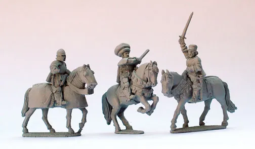 Perry Miniatures EA12 Mounted Italian command figurines 3 cavaliers