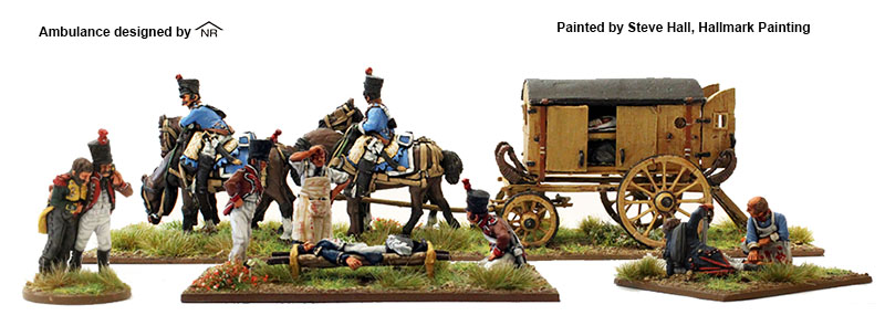 Perry Miniatures Napoleonic FN 180 maquette ambulance 4 chevaux