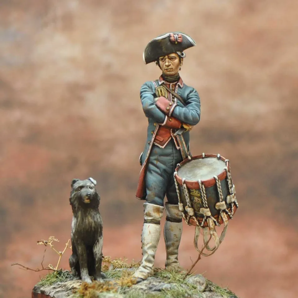 Art Girona Spanish Serie Soria Tambour 1781 figurine 54mm
