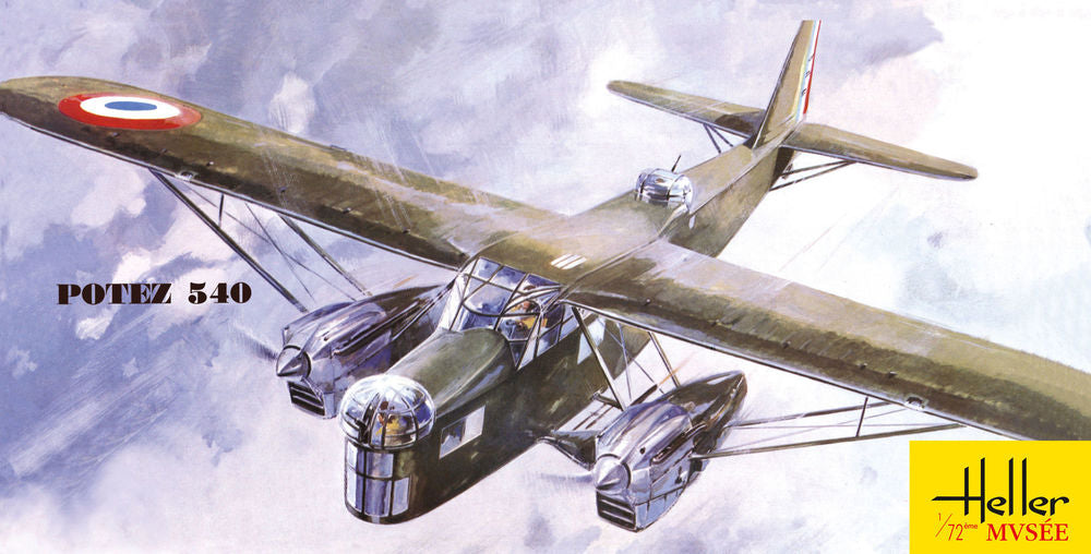 Heller Museum Potez 540 maquette avion 1/72