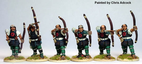 Perry Miniatures SAM12 figurines Ashigaru archers métal