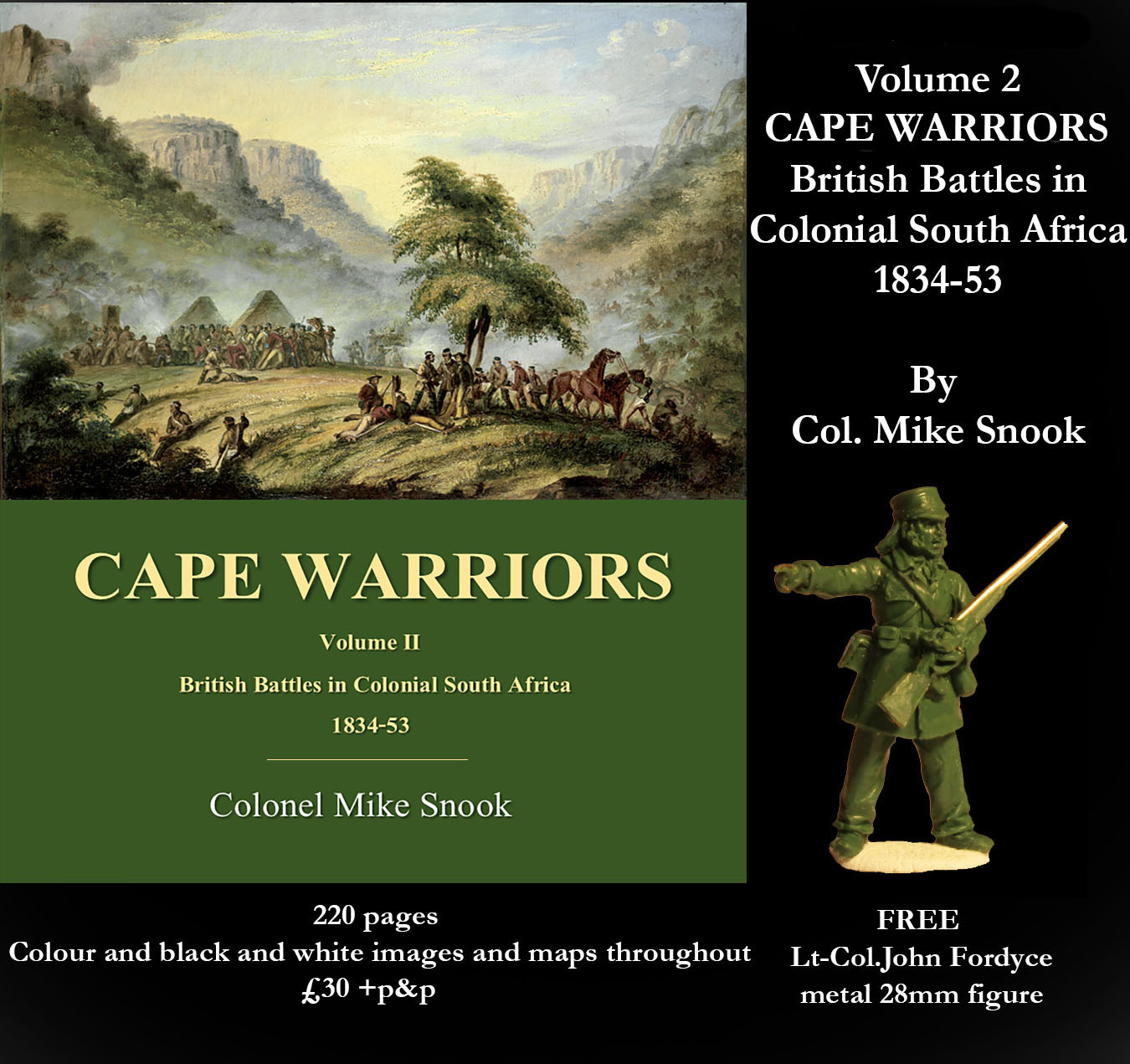 Perry Miniatures Books Cape Warriors II livre 220 pages + figurine