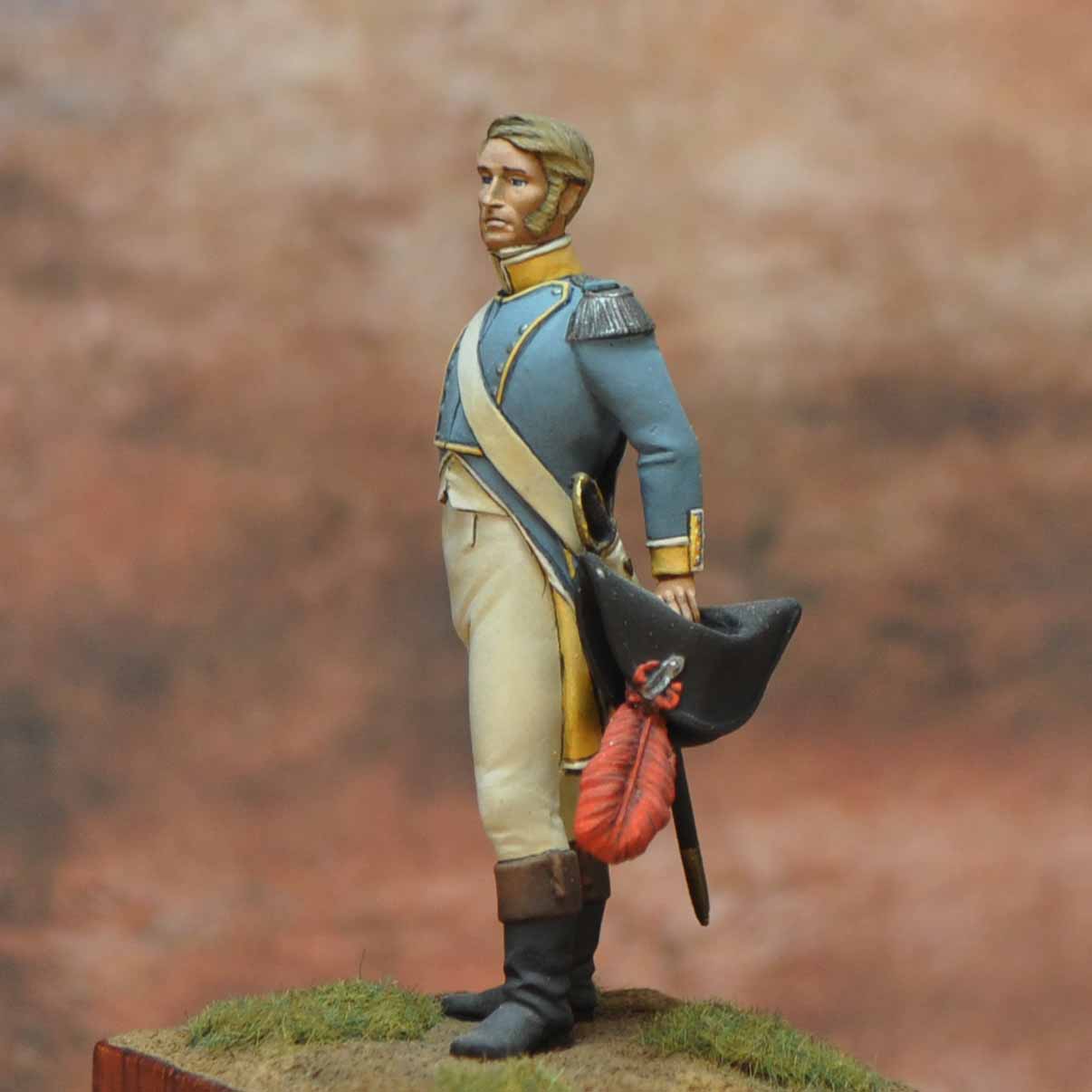 ART GIRONA Napoleonic Capitaine Ultonia 1808 figurine infanterie