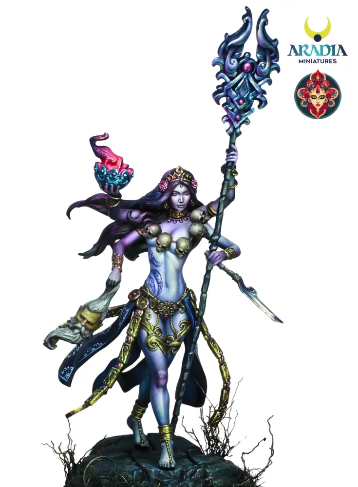 Aradia Kali Yuga Kali figurine 75 mm résine à peindre
