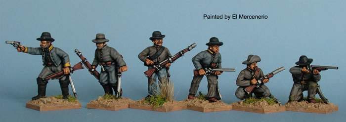 Perry Miniatures American Civil War ACW8 figurines cavalerie à pied 28mm