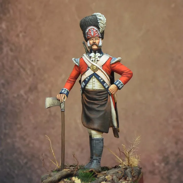 Art Girona 70mm Pionner 7th Royal Fusiliers 1789 figurine
