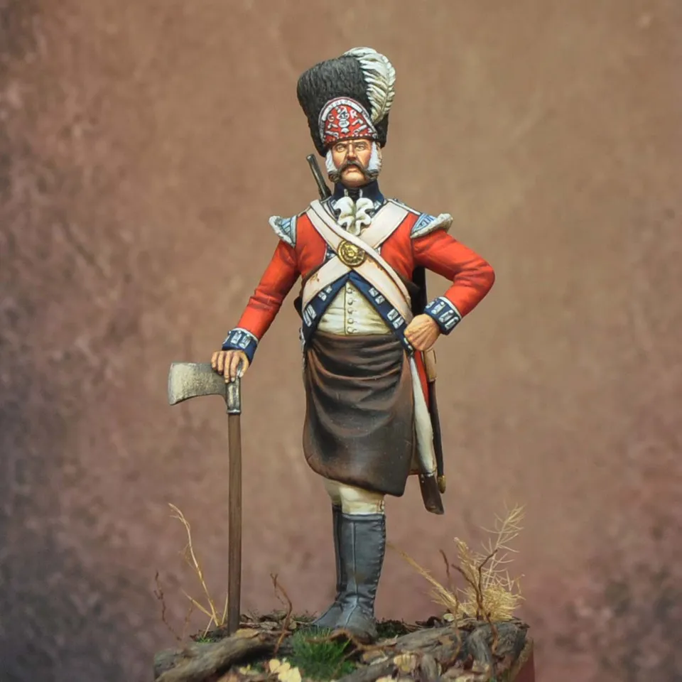 Art Girona 70mm Pionner 7th Royal Fusiliers 1789 figurine