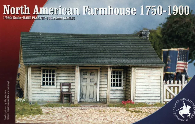 Perry Miniatures RPB1 American Farm House maquette 1/56