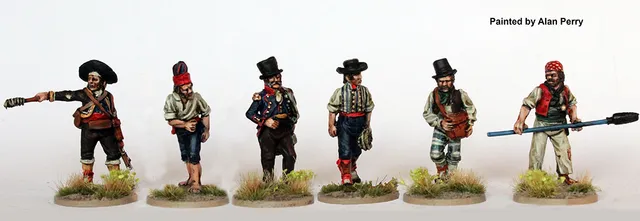 Perry Miniatures Napoleonic SPA 61 figurines guérilla sans canon