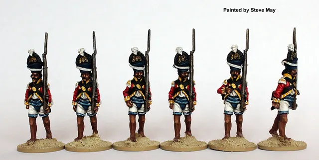 Perry Miniatures Napoleonic BH 130 figurines Bombay Grenadiers en marche