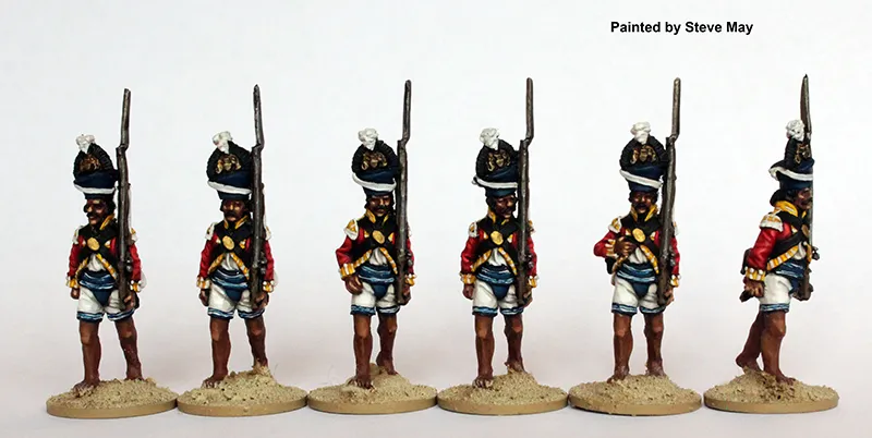 Perry Miniatures Napoleonic BH 130 figurines Bombay Grenadiers en marche