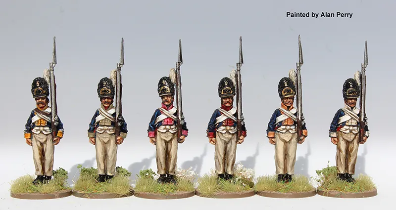 Perry Napoleonic EP13 grenadiers garde-à-vous figurines 28mm