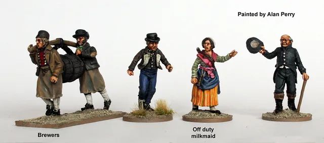 Perry Miniatures Napoleonic NX6 figurines brasseurs laitière