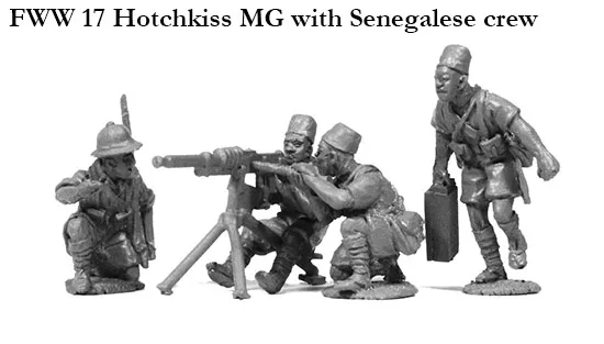 Perry Miniatures World War 2 FWW 17 Hotchkiss MG figurines 28mm