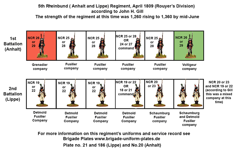 Perry Miniatures Napoleonic NCR 21 Lippe Fusiliers figurines métal