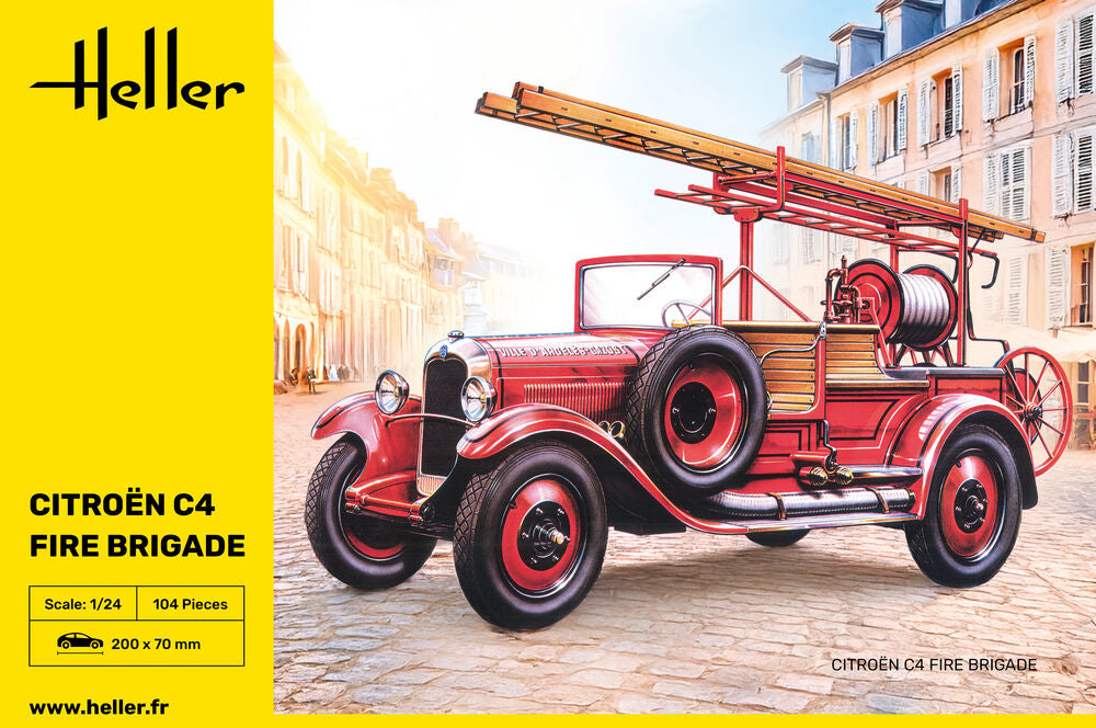 Heller Historical Collection Citroen C4 Pompier 1/24 maquette voiture