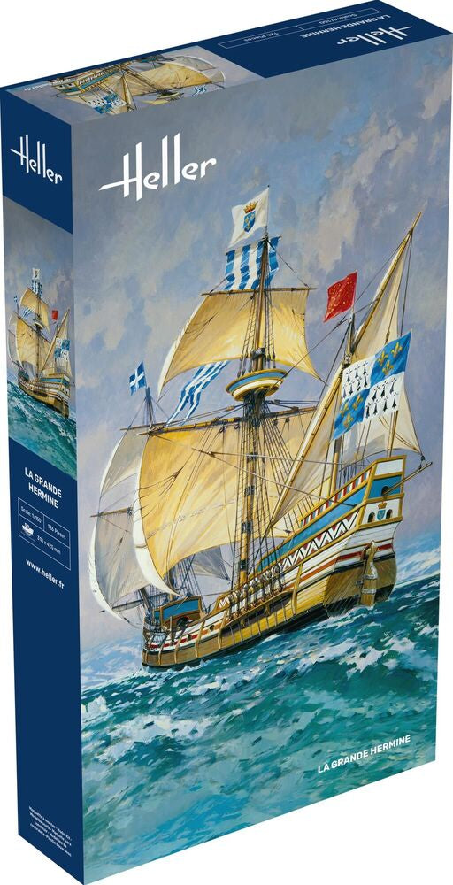 Heller Historical La Grande Hermine maquette bateau 1/150