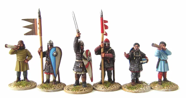 Perry Miniatures Crusades CU16 figurines commandement à pied