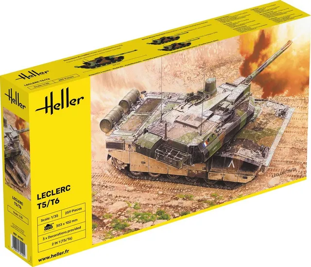 Heller Historical Collection Leclerc T5/T6 maquette char 1/35