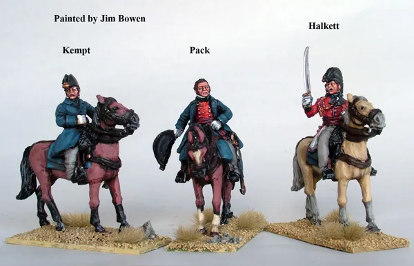 Perry Miniatures BH3 Kempt Halkett figurines généraux 1815