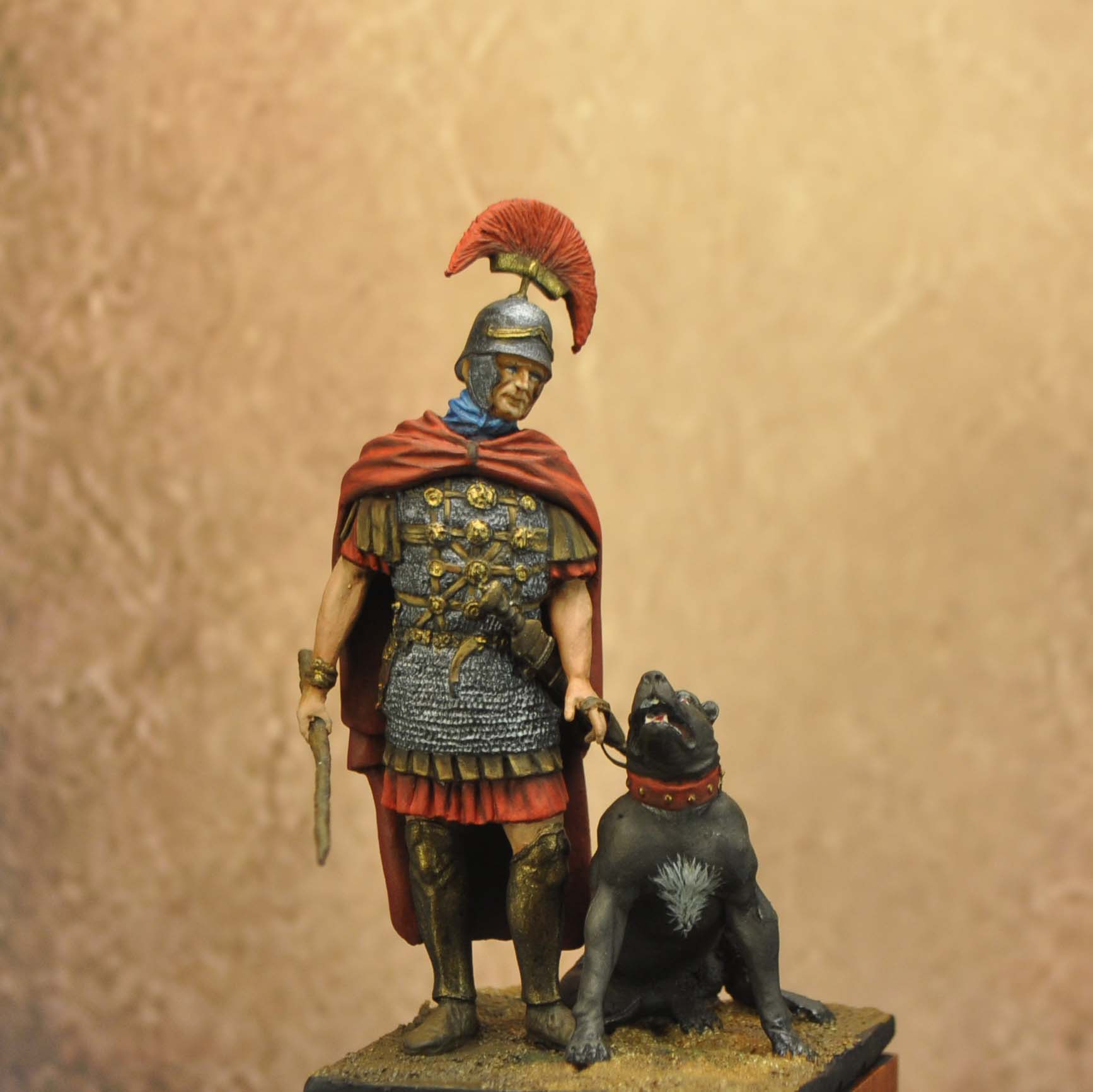 ART GIRONA Historical Roman Centurion 76 BC figurine