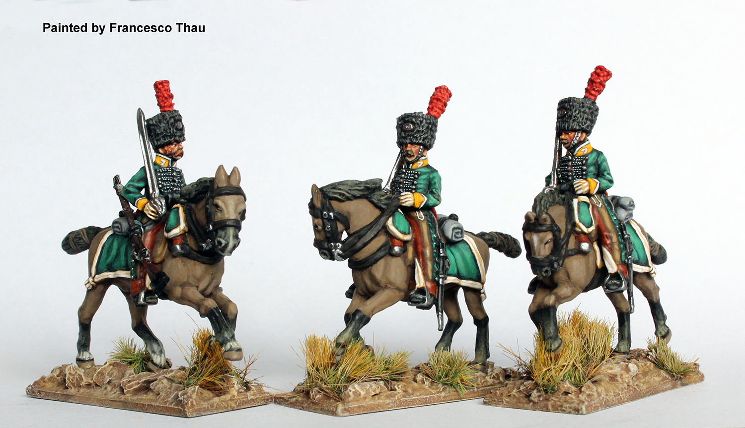Perry Napoleonic SPA 45 figurines grenadiers à cheval galop