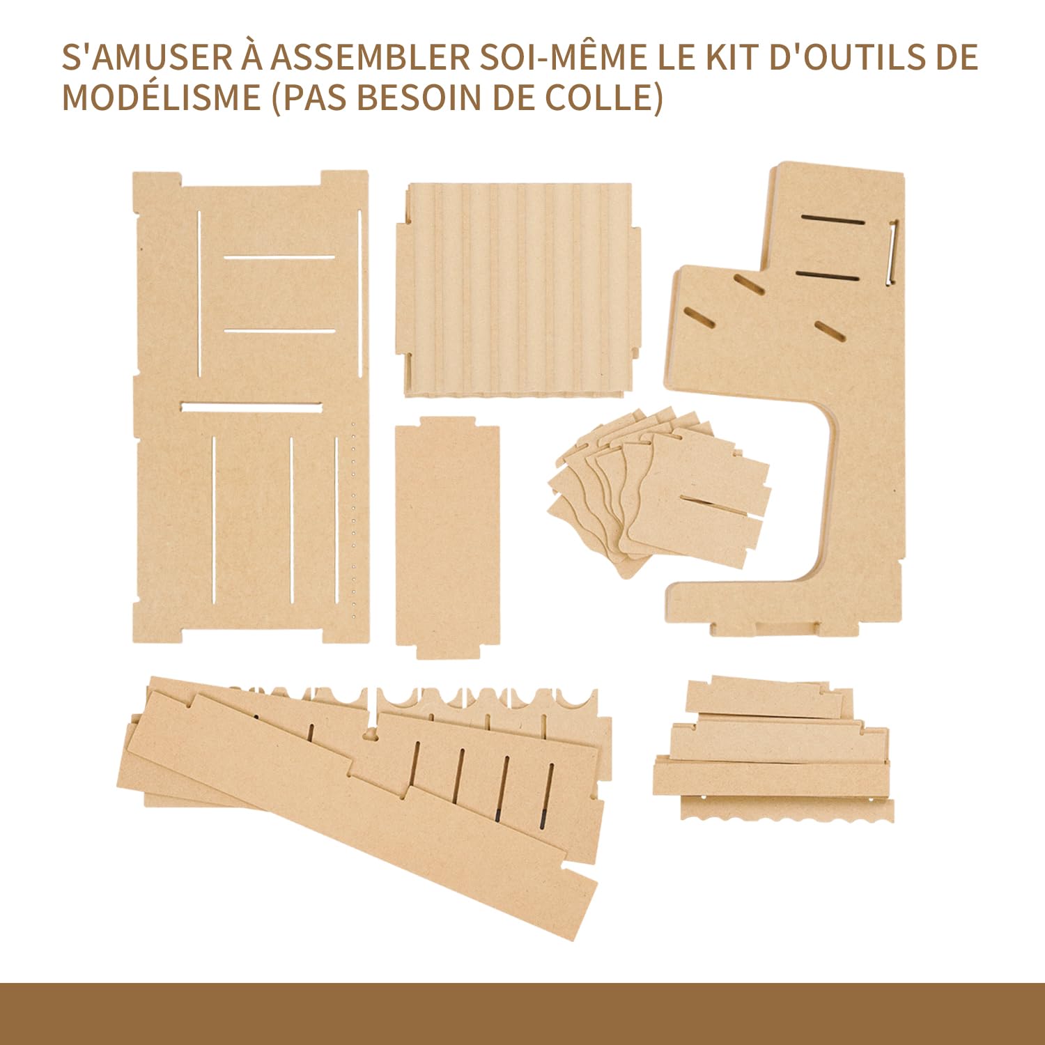 Bucasso Hobby Organizer GK1 rack bois peinture Tamiya