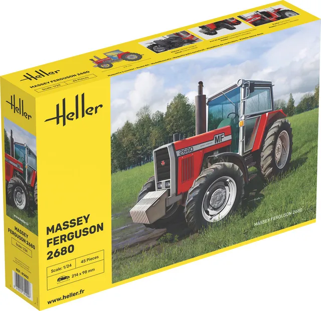 Heller Massey Ferguson 2680 maquette tracteur 1/24