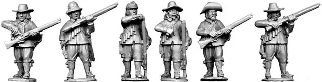 Perry Miniatures ECW9 Musketeers loading=