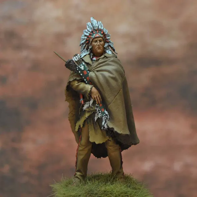 Art Girona International Serie Crow Indian 1850-1860 figurine 54 mm