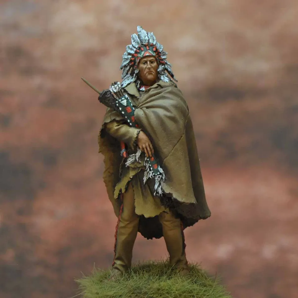 Art Girona International Serie Crow Indian 1850-1860 figurine 54 mm