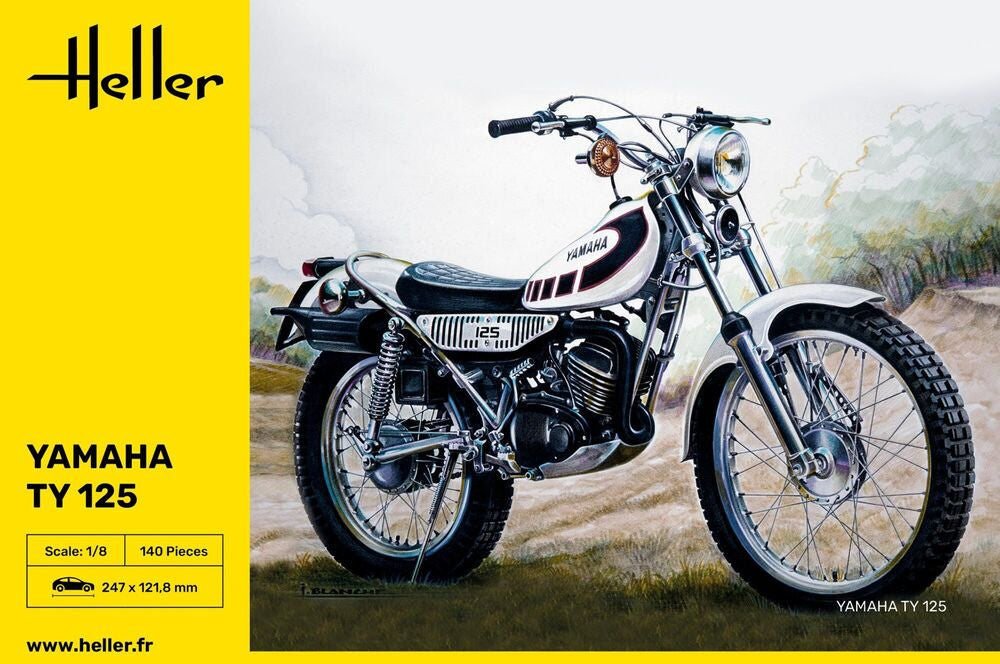 Heller Historical Collection Yamaha TY 125 1/8 maquette moto trial