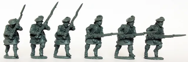 Perry Miniatures AW6 Highlander Light Infantry figurines charge