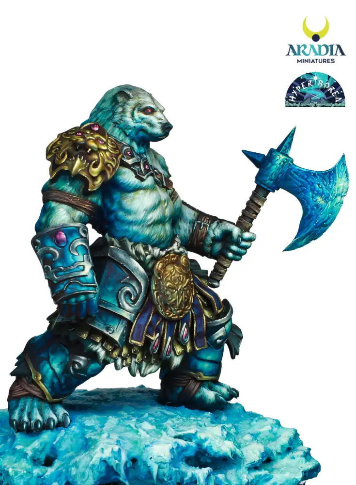 Aradia Minis Hyperborea Bearserker figurine résine