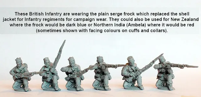 Perry Miniatures Intervention BIF 23 infanterie à genoux figurines 28mm