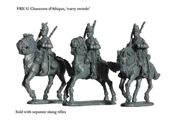Perry Miniatures Franco-Prussian FRE11 Chasseurs d’Afrique métal