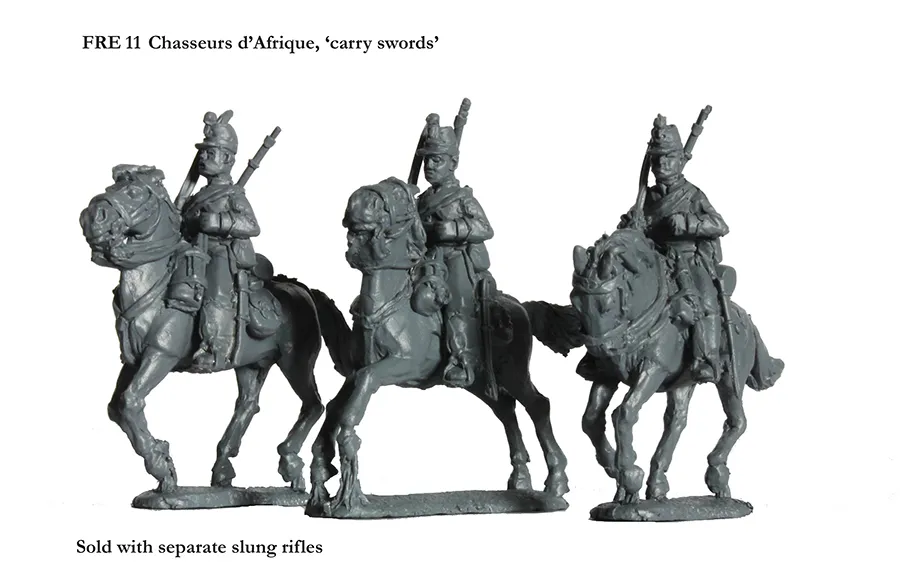 Perry Miniatures Franco-Prussian FRE11 Chasseurs d’Afrique métal