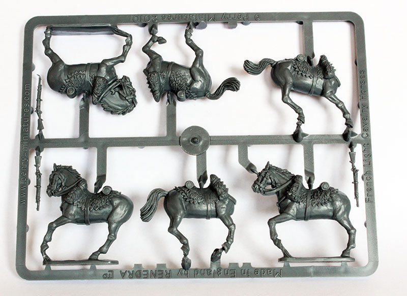 Perry Plastique B66 chevaux cavalerie légère française