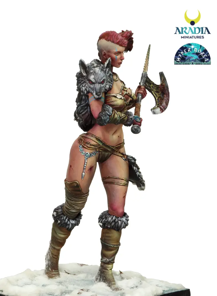 Aradia Minis Hyperborea Anja figurine résine 32 mm