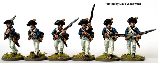 Perry AWI AW86 figurines Hesse-Cassel mousquetaires charge