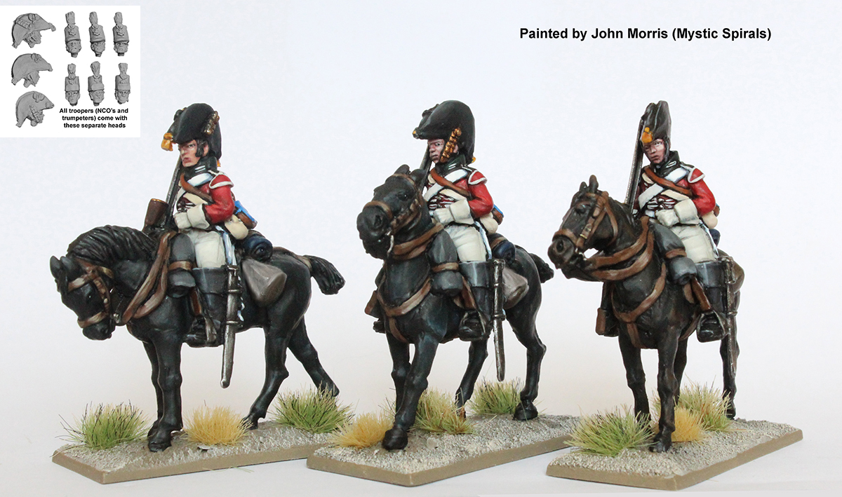 Perry Miniatures Napoleonic BH164 dragons lourds figurine métal 28mm
