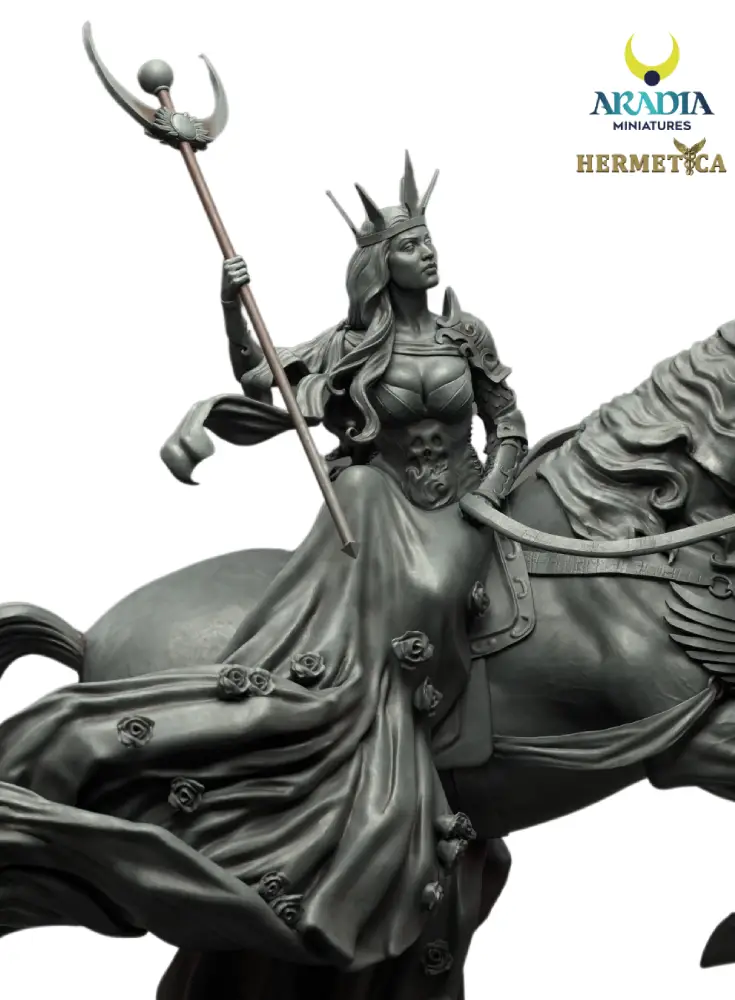 Aradia Hermetica Lady of the Black Rose figurine résine