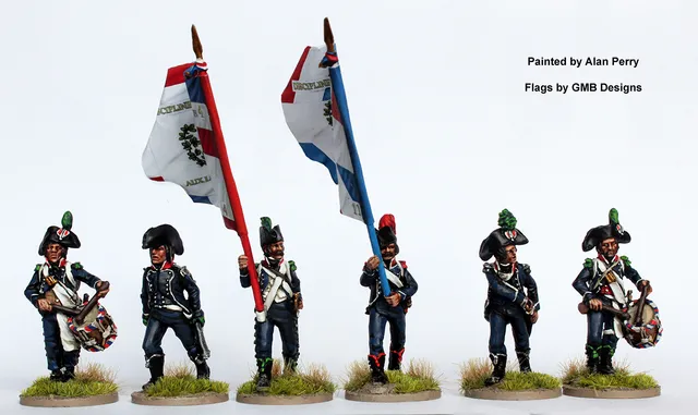 Perry Revolutionary REVF 9 infanterie légère commandement