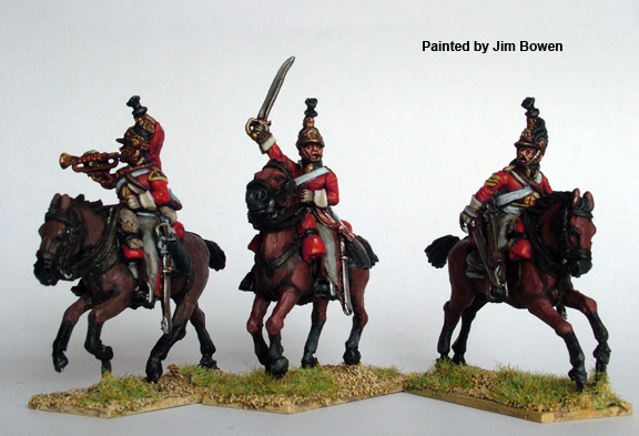Perry Napoleonic BH21 Heavy Dragoon figurines 28mm commandement galop