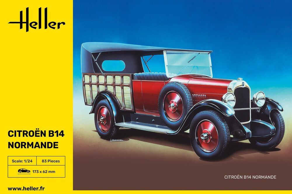 Heller Citroën B14 Normande 1/24 Maquette Voiture Moteur